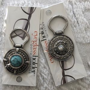 Magnetic eyeglass holders